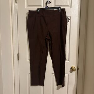 Kim Rogers Espresso Skinny Ponte Pants